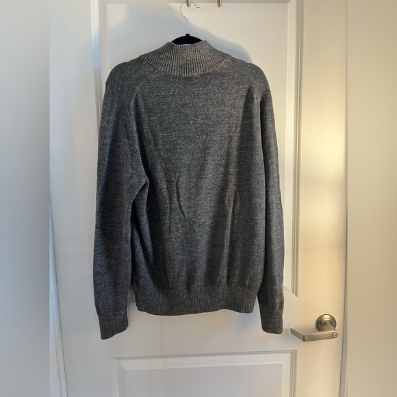Dark Grey Half-Zip Pullover - Picture 2 of 4